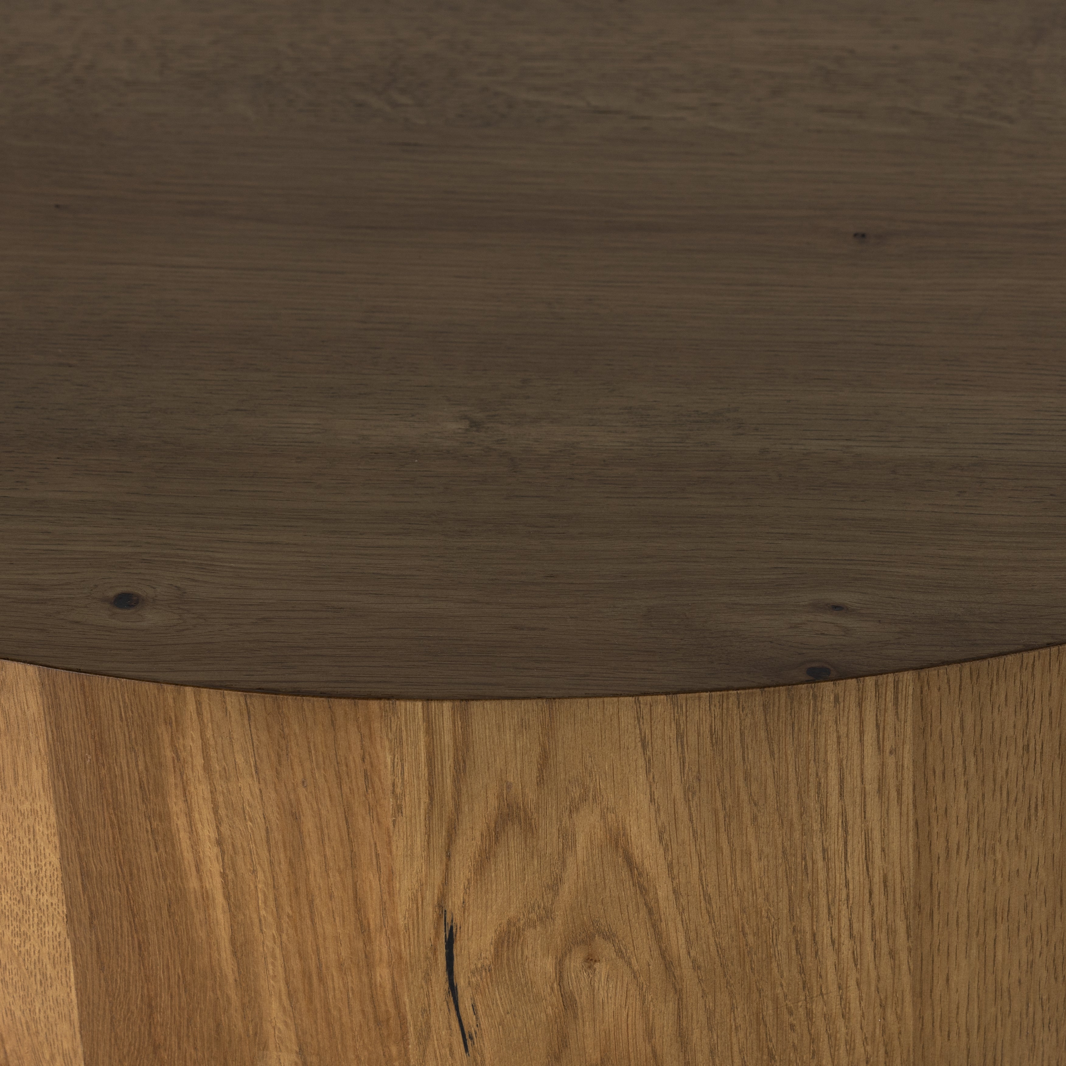 Featuring Eaton Amber Oak Drum Coffee Table by Four Hands at Amethyst Home. no descriptionOverall Dimensions: 38"W x 38"L x 16"H
Collection: HaidenColors: Dark Gunmetal ,Amber Oak ResinMaterials: Iron ,Thick Oak Veneer Weight: 55.12 lbsClearance from Floor: 6.0"Distance Between Legs (Front to Back): 19.75"Distance Between Legs (Side to Side): 19.75"Tabletop Thickness: 10.0". Amethyst Home provides interior design, new construction, custom furniture, and area rugs in the Tampa metro area.