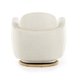 Featuring Enya Gibson White Swivel Chair by Four Hands at Amethyst Home. With soft volume and exaggerated curves, the Enya Gibson White Swivel Chair is upholstered with high-performance fabric atop a plinth-style swivel base. Performance fabrics are specially created to withstand spills, stains, high traffic and wear, ensuring long-term comfort and unmatched durability.
Overall Dimensions. Amethyst Home provides interior design services, furniture, rugs, and lighting in the Kansas City metro area.