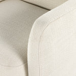 Featuring Enya Gibson White Swivel Chair by Four Hands at Amethyst Home. With soft volume and exaggerated curves, the Enya Gibson White Swivel Chair is upholstered with high-performance fabric atop a plinth-style swivel base. Performance fabrics are specially created to withstand spills, stains, high traffic and wear, ensuring long-term comfort and unmatched durability.
Overall Dimensions: 30"W. Amethyst Home provides interior design services, furniture, rugs, and lighting in the Miami metro area.