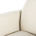 Featuring Enya Gibson White Swivel Chair by Four Hands at Amethyst Home. With soft volume and exaggerated curves, the Enya Gibson White Swivel Chair is upholstered with high-performance fabric atop a plinth-style swivel base. Performance fabrics are specially created to withstand spills, stains, high traffic and wear, ensuring long-term comfort and unmatched durability.
Overall Dimensions: 30. Amethyst Home provides interior design services, furniture, rugs, and lighting in the Seattle metro area.