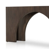 Featuring Fausto Smoked Guanacaste Console Table by Four Hands at Amethyst Home. Clean and simple, with great impact. Made from smoked Guanacaste, shapely arches and block corners speak to the architectural inspiration behind this eye-catching console table.
Collection: WessonColors: Smoked GuanacasteMaterials: Guanacaste VeneerOverall Dimensions: 70"W x 16"L x 35"H Weight: 103.0 lbs. Amethyst Home provides interior design, new construction, custom furniture, and area rugs in the Miami metro area.
