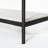 Featuring Felix Hammered Grey Small Console Table by Four Hands at Amethyst Home. Add a pop of sophistication to any space. Polished white marble lays three tiers of smooth shelving for an open style with plenty of surface area. Hammered grey framing places a feminine-industrial spin on console storage.
Overall Dimensions: 36"W x 10"L x 31"HColors: Hammere. Amethyst Home provides interior design, new home construction design consulting, vintage area rugs, and lighting in the Washington metro area.