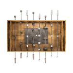 Handmade by skilled artisans, the Foosball Natural Brown Guanacaste Table is a one-of-a-kind game that features a beautiful blend of hand-finished Guanacaste wood and metal that’s been aged through a manual, month-long process using natural elements to bring unique character to each piece. Includes three balls. Amethyst Home provides interior design services, furniture, rugs, and lighting in the Los Angeles metro area.