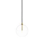 Featuring Glass Burnished Brass Clear Glass Globe Medium Pendant by Four Hands at Amethyst Home. A single glass sphere dangles for a stunning effect. Each globe is individually blown, shaped and sculpted by hand through a one-hour process. Brass and glass are 98% recyclable. Designed and sustainably crafted in Poland by Schwung.
Overall Dimensions : 7.75"w x 7.. Amethyst Home provides interior design, new home construction design consulting, vintage area rugs, and lighting in the Omaha metro area.