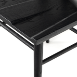 Featuring Gregory Dining Chair - Black Oak by Four Hands at Amethyst Home. Finished in a beautifully classic washed oak, the Gregory Black Oak Dining Chair features a yoke-like back and widened supports, placing a fresh twist on the traditional Windsor.
Size: 19.75"W x 21.75"L x 35"HSeat Depth: 17.75"Seat Height: 19"Seat Construction: Wooden Platform
Colors: Black OakMaterial. Amethyst Home provides interior design, new construction, custom furniture, and rugs for the Lansing, Michigan metro area.