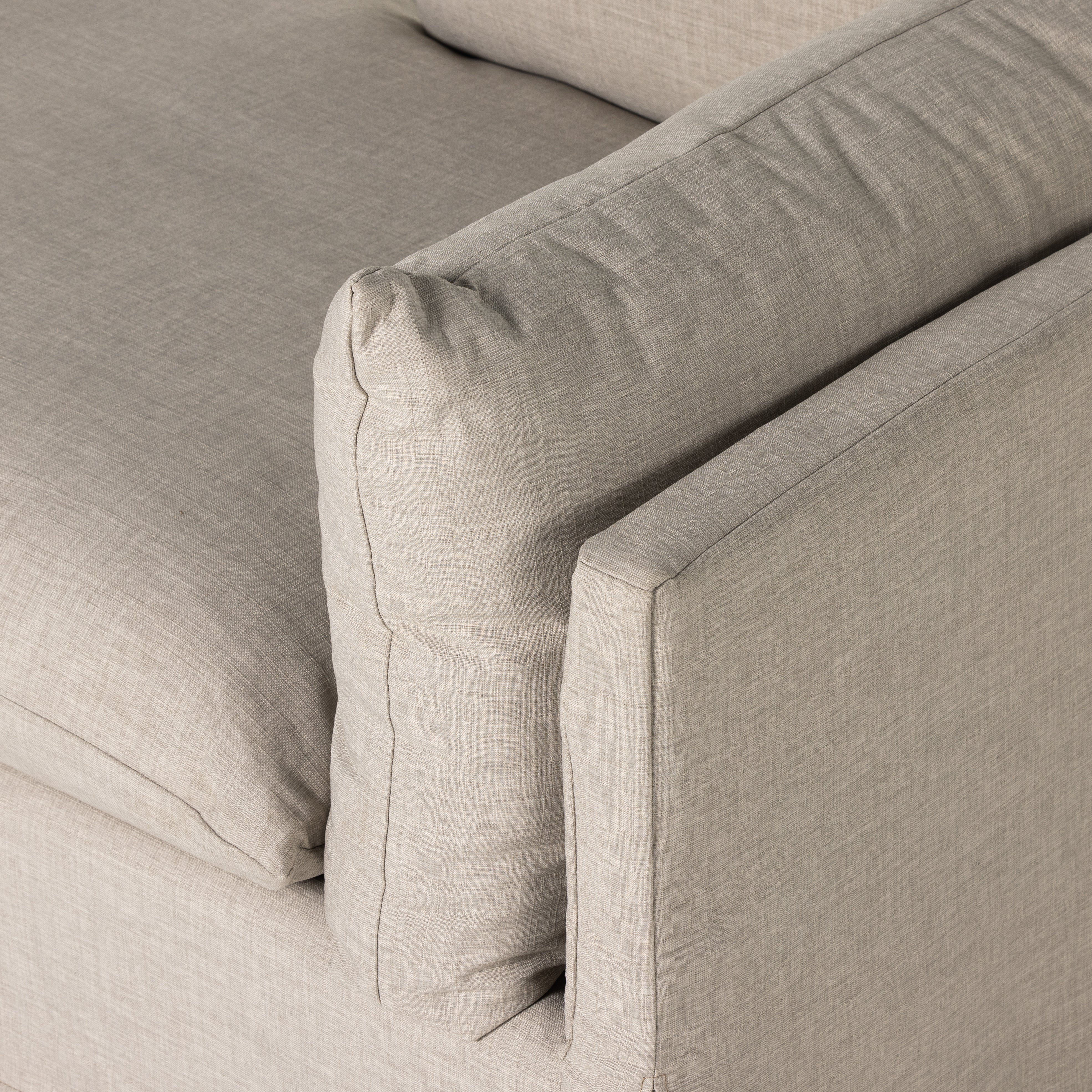 Elevate your living room with the Habitat Bennett Moon Chaise. Crafted from premium wood with an espresso finish, this chaise is built to last while looking polished and sophisticated. Enjoy superior comfort and a timeless design to relax in style. Amethyst Home provides interior design, new home construction design consulting, vintage area rugs, and lighting in the Houston metro area.