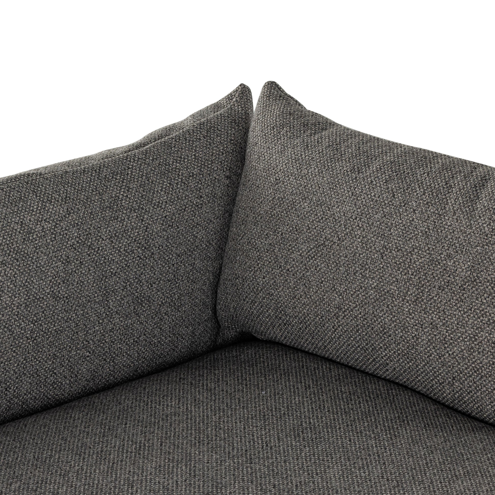 Chaise-style lounging, made for modern living. Neutral-toned upholstery covers shelter arms and oversize pillow-inspired cushion. Performance fabrics are specially created to withstand spills, stains, high traffic and wear, ensuring long-term comfort and unmatched durability. Amethyst Home provides interior design, new home construction design consulting, vintage area rugs, and lighting in the Seattle metro area.