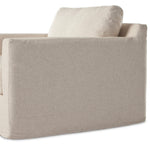 Featuring Hampton Creme Slipcover Swivel Chair by Four Hands at Amethyst Home. Proudly built by American makers using US-sourced materials and mechanisms. This classic swivel chair features clean track arms, a high, supportive back, feather filling and a 360-degree swivel. Upholstered with a fully removable slipcover of PFAS-free performance fabric that can . Amethyst Home provides interior design, new home construction design consulting, vintage area rugs, and lighting in the Portland metro area.