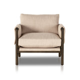 Featuring Harrison Alcala Wheat Chair by Four Hands at Amethyst Home. Details make the chair. With poly-blend performance fabric that wraps each arm, faux toggles add an element of interest to midcentury-inspired seating in a wheat hue, with softly sculpted parawood framing carrying out a beautiful neutral look.Overall Dimensions: 32.25"W x 34.75"L x 31.75"H
Collection: BelfastCol. Amethyst Home provides interior design, new construction, custom furniture, and area rugs in the Portland metro area.