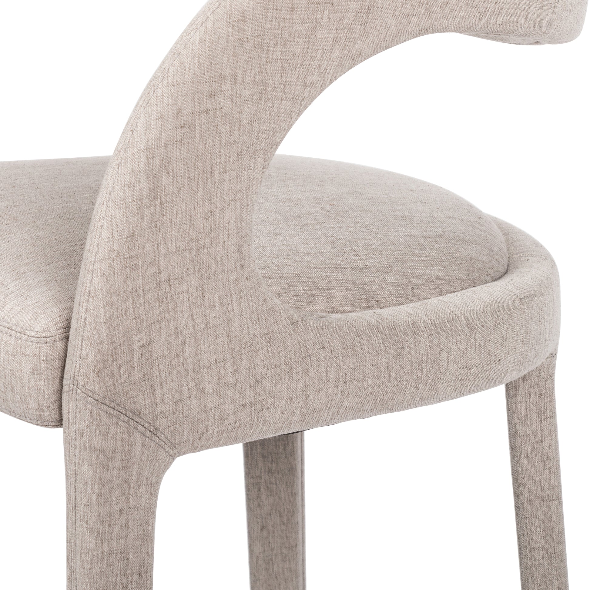 Strike a pose. Curved and finely sculpted, a high-performance fabric-upholstered stool makes for a shapely addition to the well-styled bar. Performance fabrics are specially created to withstand spills, stains, high traffic and wear, ensuring long-term comfort and unmatched durability. Amethyst Home provides interior design, new home construction design consulting, vintage area rugs, and lighting in the Boston metro area.