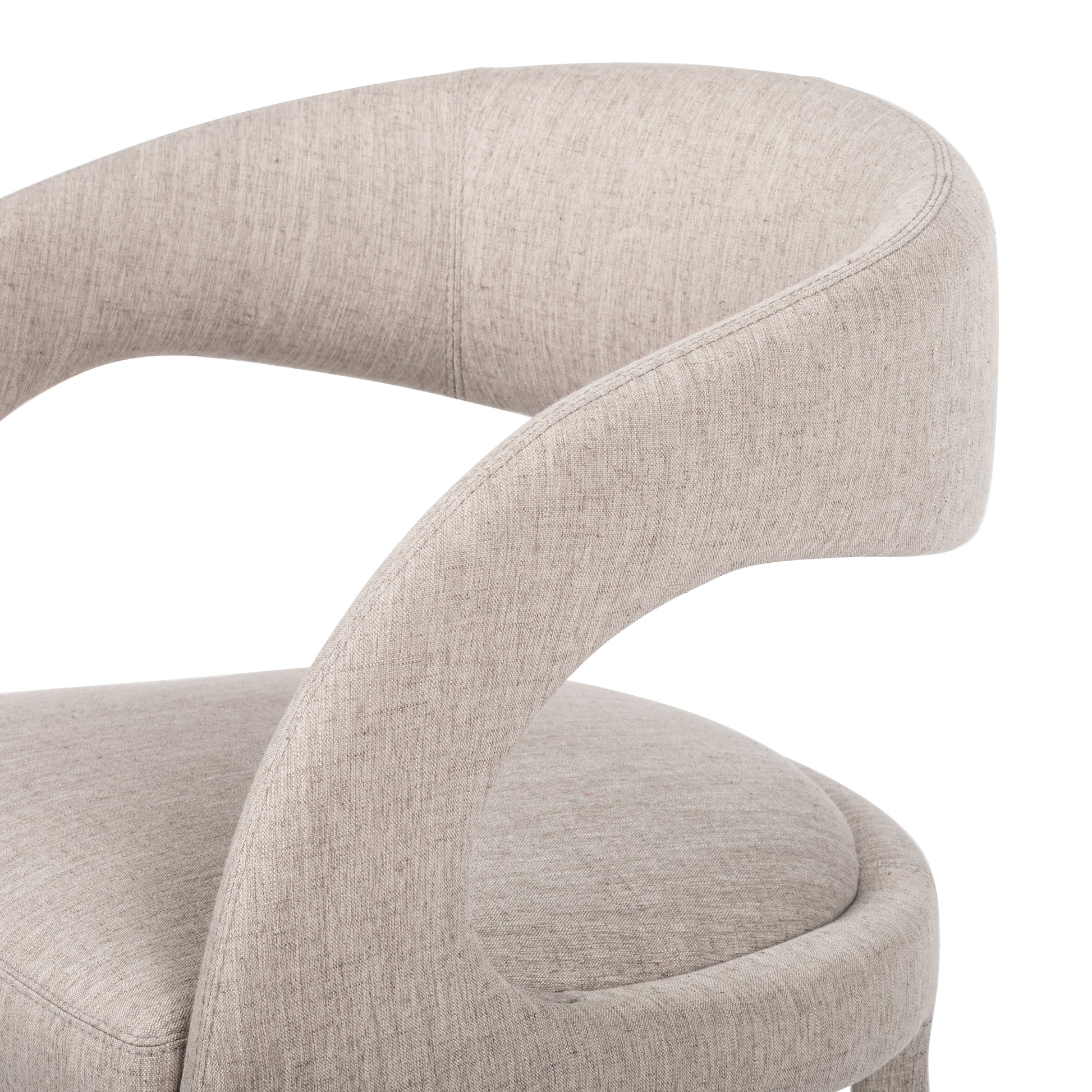 Strike a pose. Curved and finely sculpted, a high-performance fabric-upholstered stool makes for a shapely addition to the well-styled bar. Performance fabrics are specially created to withstand spills, stains, high traffic and wear, ensuring long-term comfort and unmatched durability. Amethyst Home provides interior design, new home construction design consulting, vintage area rugs, and lighting in the Dallas metro area.