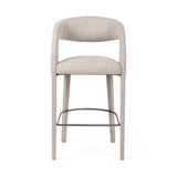 Featuring Hawkins Savile Flannel Bar + Counter Stool by Four Hands at Amethyst Home. Strike a pose. Curved and finely sculpted, a high-performance fabric-upholstered stool makes for a shapely addition to the well-styled bar. Performance fabrics are specially created to withstand spills, stains, high traffic and wear, ensuring long-term comfort and unmatched d. Amethyst Home provides interior design, new home construction design consulting, vintage area rugs, and lighting in the Houston metro area.