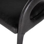 Strike a pose. Well curved and finely sculpted, black top-grain leather exclusive to Four Hands makes a uniquely shapely statement in any room. Amethyst Home provides interior design, new construction, custom furniture, and area rugs in the Austin metro area.