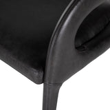 Strike a pose. Well curved and finely sculpted, black top-grain leather exclusive to Four Hands makes a uniquely shapely statement in any room. Amethyst Home provides interior design, new construction, custom furniture, and area rugs in the Austin metro area.