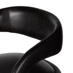 Featuring Hawkins Sonoma Black Swivel Chair by Four Hands at Amethyst Home. This 360-swivel update of the fan-favorite stationary design makes quite the statement. Well curved and finely sculpted, exclusive black top-grain leather makes a uniquely shapely statement in any room.
Overall Dimensions: 26"W x 26"L x 29"HColors: Sonoma ButterscotchMaterials: Top G. Amethyst Home provides interior design, new home construction design consulting, vintage area rugs, and lighting in the Monterey metro area.