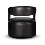 Featuring Hawkins Sonoma Black Swivel Chair by Four Hands at Amethyst Home. This 360-swivel update of the fan-favorite stationary design makes quite the statement. Well curved and finely sculpted, exclusive black top-grain leather makes a uniquely shapely statement in any room.
Overall Dimensions: 26"W x 26"L x 29"HColors: Sonoma ButterscotchMaterials: . Amethyst Home provides interior design, new home construction design consulting, vintage area rugs, and lighting in the Newport Beach metro area.