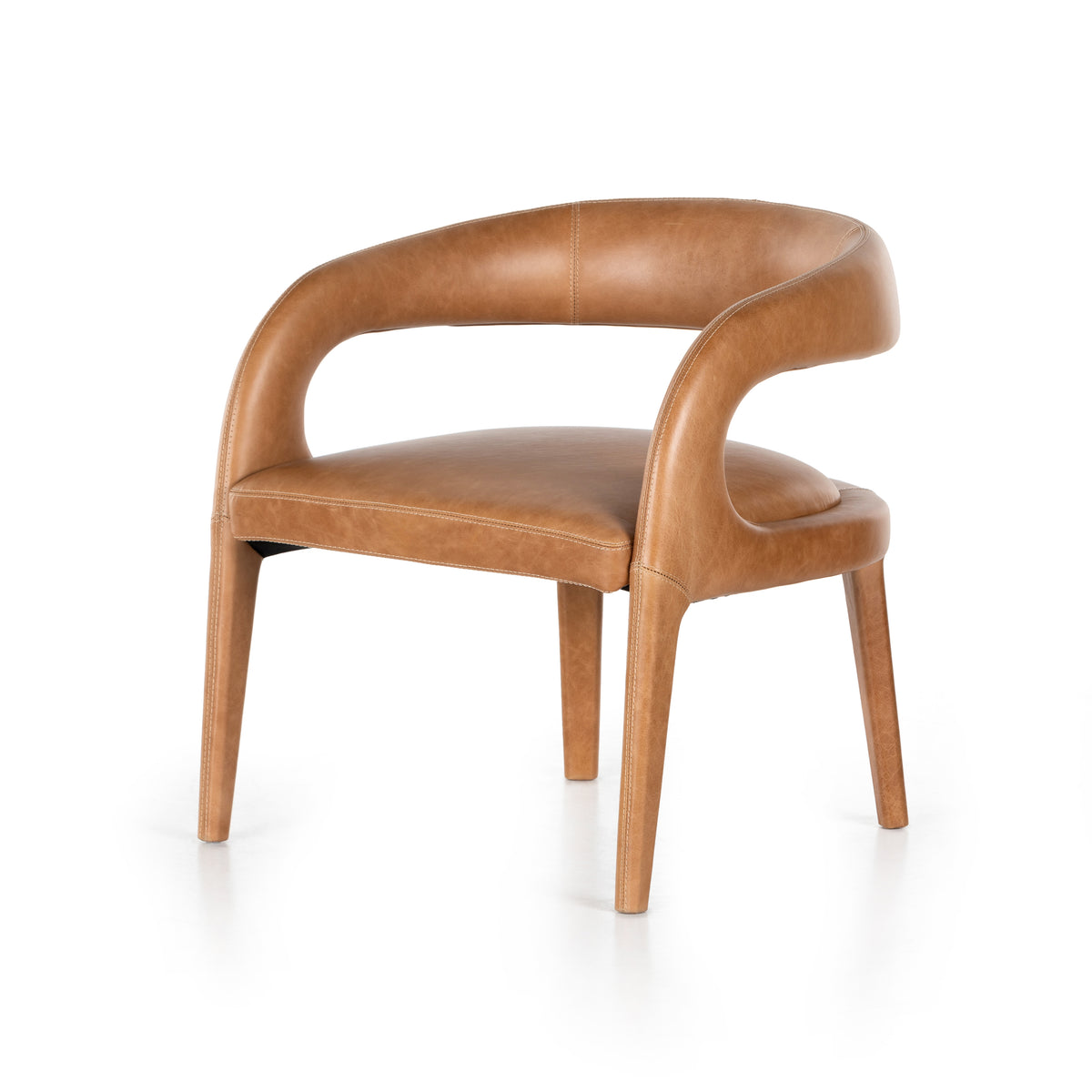 Chaise Hawkins Sonoma caramel au beurre | prêt pour l'expédition!