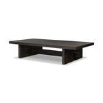 Featuring Isaac Smoked Black Coffee Table by Four Hands at Amethyst Home. A substantially sized coffee table of smoked black oak features joint and connection construction for a design-forward look. Visible knots and graining add character.Collection: HaidenColors: Smoked Black VeneerMaterials: Thick Oak Veneer ,Solid Oak Weight: 114.64 lbs. Amethyst Home provides interior design, new home construction design consulting, vintage area rugs, and lighting in the Alpharetta metro area.