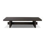 Featuring Isaac Smoked Black Coffee Table by Four Hands at Amethyst Home. A substantially sized coffee table of smoked black oak features joint and connection construction for a design-forward look. Visible knots and graining add character.Collection: HaidenColors: Smoked Black VeneerMaterials: Thick Oak Veneer ,Solid Oak Weight: 114.64 lbs. Amethyst Home provides interior design, new home construction design consulting, vintage area rugs, and lighting in the Houston metro area.