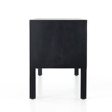 Featuring Isador Black Wash Poplar Media Console by Four Hands at Amethyst Home. Beautifully simple in spirit. Black-washed dry poplar forms a clean-lined media console with faux dovetail joinery plus iron and leather hardware, for a material-driven update to Shaker-inspired styling. Rear cutouts for cord management.Overall Dimensions: 80"W x 19"L x 26"H
Collection: FultonColors:. Amethyst Home provides interior design, new construction, custom furniture, and area rugs in the San Diego metro area.