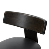 Featuring Issa Carson Black Accent Chair by Four Hands at Amethyst Home. This polished tri-leg chair features a "floating" seat cushion that has been constructed with spring suspension and a seemingly invisible connection to the legs. With a seat of black top-grain leather and a wooden frame, the chair evokes monochromatic chic.
Collection: FarrowColors: C. Amethyst Home provides interior design, new home construction design consulting, vintage area rugs, and lighting in the Alpharetta metro area.