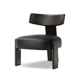 Featuring Issa Carson Black Accent Chair by Four Hands at Amethyst Home. This polished tri-leg chair features a "floating" seat cushion that has been constructed with spring suspension and a seemingly invisible connection to the legs. With a seat of black top-grain leather and a wooden frame, the chair evokes monochromatic chic.
Collection: FarrowColors: Ca. Amethyst Home provides interior design, new home construction design consulting, vintage area rugs, and lighting in the Calabasas metro area.