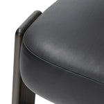 Featuring Issa Carson Black Accent Chair by Four Hands at Amethyst Home. This polished tri-leg chair features a "floating" seat cushion that has been constructed with spring suspension and a seemingly invisible connection to the legs. With a seat of black top-grain leather and a wooden frame, the chair evokes monochromatic chic.
Collection: FarrowColors: Carson. Amethyst Home provides interior design, new home construction design consulting, vintage area rugs, and lighting in the Tampa metro area.