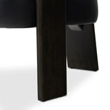 Featuring Issa Carson Black Accent Chair by Four Hands at Amethyst Home. This polished tri-leg chair features a "floating" seat cushion that has been constructed with spring suspension and a seemingly invisible connection to the legs. With a seat of black top-grain leather and a wooden frame, the chair evokes monochromatic chic.
Collection: FarrowColors. Amethyst Home provides interior design, new home construction design consulting, vintage area rugs, and lighting in the Winter Garden metro area.
