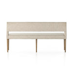 Featuring Joseph Light Camel Dining Bench by Four Hands at Amethyst Home. Simply styled and midcentury-minded, Joseph Light Camel Dining Bench is a textural light taupe upholstery that features a posterior cutout for added flair, with toasted nettlewood legs for natural contrast.
Overall Dimensions: 65"W x 22.75"L x 32"HWeight: 38.34 lbsMaterials: 100% Polyester, Solid Nettlewood. Amethyst Home provides interior design services, furniture, rugs, and lighting in the Kansas City metro area. 