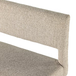 Featuring Joseph Light Camel Dining Bench by Four Hands at Amethyst Home. Simply styled and midcentury-minded, Joseph Light Camel Dining Bench is a textural light taupe upholstery that features a posterior cutout for added flair, with toasted nettlewood legs for natural contrast.
Overall Dimensions: 65"W x 22.75"L x 32"HWeight: 38.34 lbsMaterials: 100% Polyester, Solid Nettlewood. Amethyst Home provides interior design services, furniture, rugs, and lighting in the Salt Lake City metro area. 