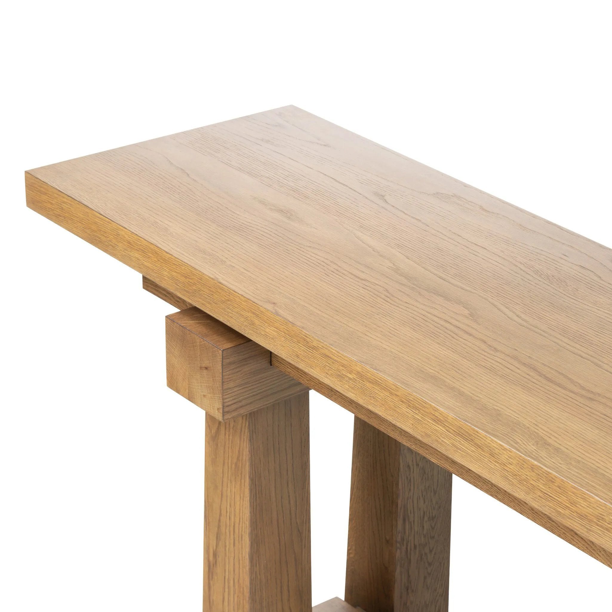 Featuring Josette Honey Oak Console Table by Four Hands at Amethyst Home. A console of a honey-finished oak, with joint and connection detailing for an artisan-style feel.Collection: HaidenColors: Honey Oak VeneerMaterials: Oak Veneer ,Solid Oak Weight: 142.2 lbs. Amethyst Home provides interior design, new home construction design consulting, vintage area rugs, and lighting in the Calabasas metro area.