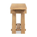 Featuring Josette Honey Oak Console Table by Four Hands at Amethyst Home. A console of a honey-finished oak, with joint and connection detailing for an artisan-style feel.Collection: HaidenColors: Honey Oak VeneerMaterials: Oak Veneer ,Solid Oak Weight: 142.2 lbs. Amethyst Home provides interior design, new home construction design consulting, vintage area rugs, and lighting in the Omaha metro area.