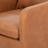 Featuring Kaya Haven Tobacco Swivel Chair by Four Hands at Amethyst Home. Angled to perfection, atop a 360-degree swivel. Tobacco-finished top-grain leather meet tapered parawood legs, which have been wire-brushed for retro undertones.Overall Dimensions: 28.50"W x 33"L x 29.50"H
Collection: KensingtonColors: Haven Tobacco ,Distressed NaturalMaterials: Top Grain Leather ,Solid Pa. Amethyst Home provides interior design, new construction, custom furniture, and area rugs in the Des Moines metro area.