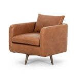 Featuring Kaya Haven Tobacco Swivel Chair by Four Hands at Amethyst Home. Angled to perfection, atop a 360-degree swivel. Tobacco-finished top-grain leather meet tapered parawood legs, which have been wire-brushed for retro undertones.Overall Dimensions: 28.50"W x 33"L x 29.50"H
Collection: KensingtonColors: Haven Tobacco ,Distressed NaturalMaterials: Top Grain Leather ,Solid Pa. Amethyst Home provides interior design, new construction, custom furniture, and area rugs in the Washington metro area.