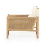 Featuring Kempsey Kerby Ivory Chair by Four Hands at Amethyst Home. Craft a Parisian vibe with French-inspired seating. With a soft, comfortable texture and light cream hue, high performance-upholstered seating is perfectly positioned for comfort, with ash framing and woven sides of natural cane. Performance fabrics are specially created to withstand spills, . Amethyst Home provides interior design, new home construction design consulting, vintage area rugs, and lighting in the Houston metro area.