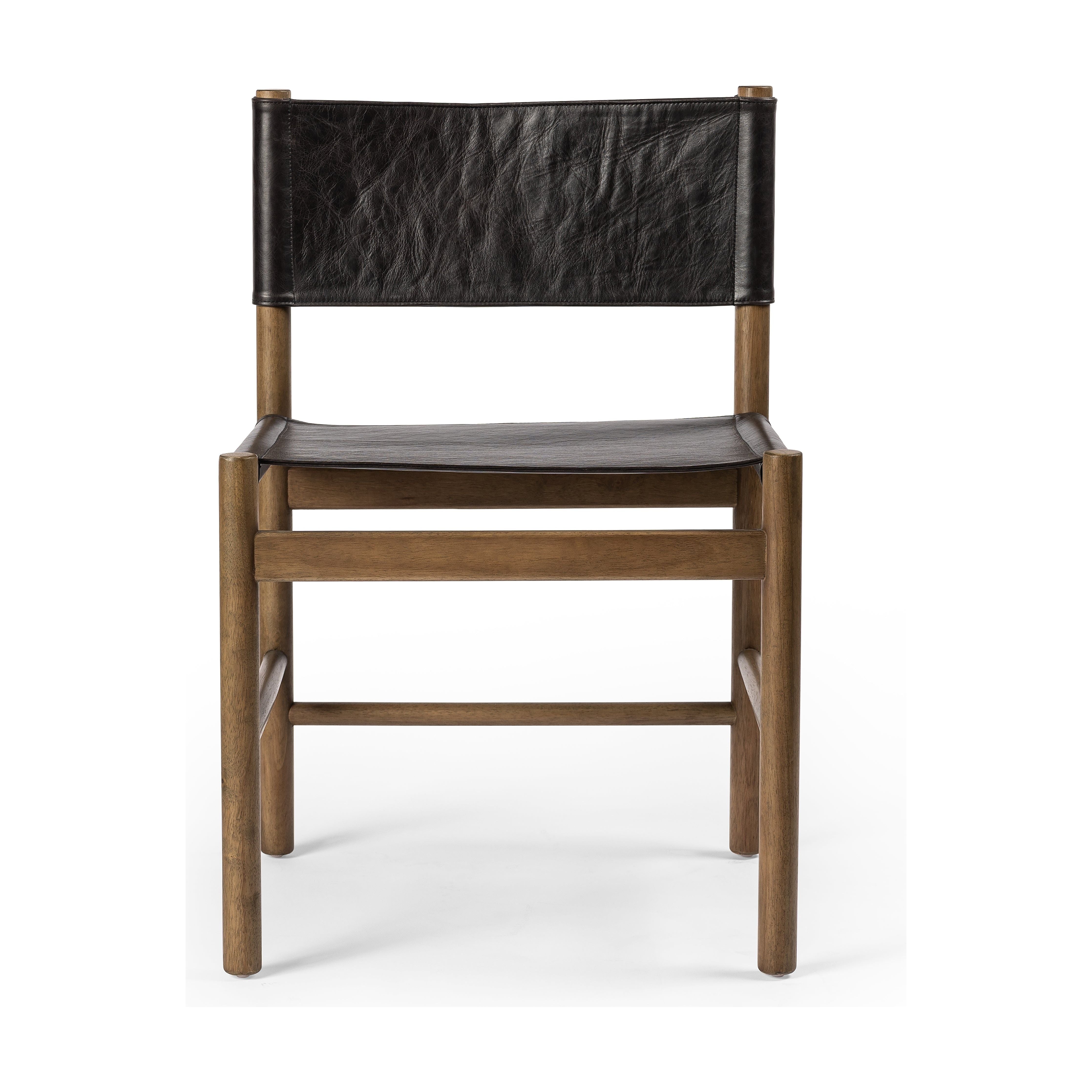 Featuring Kena Vintage Natural Dining Chair by Four Hands at Amethyst Home. Solid parawood forms a simple, vintage-inspired frame for sling-style seating of chocolate top-grain leather.
Collection: WestgateColors: Sonoma Black, Vintage NaturalMaterials: Top Grain Leather, Solid ParawoodOverall Dimensions: 23.50"W x 21"L x 34.50"HWeight: 12.35 lbVolume: 8.69 cu ftSeat Depth: 17.75. Amethyst Home provides interior design, new construction, custom furniture, and area rugs in the Park City metro area.