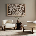 Featuring Kingston Omari Natural Chair by Four Hands at Amethyst Home. Sink in to plush all-encompassing comfort on this wrap-around accent chair. Designed with a thick cushioned back and fixed suspension-style construction for ultimate comfort. Upholstered in a textural performance fabric. Performance fabrics are specially created to withstand spills, stains, high traffic and wear,. Amethyst Home provides interior design, new construction, custom furniture, and area rugs in the Austin metro area.
