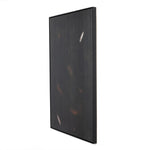 Raised between Ethiopia, Malawi, Togo and South Africa, the now-Austinite's rich upbringing can be sensed in her culture-rich works. A moody canvas is accented with warm swaths of paint. Framed within black maple for a gallery-quality look. Handmade in Austin, Texas. Amethyst Home provides interior design, new home construction design consulting, vintage area rugs, and lighting in the Boston metro area.