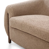Featuring Lyla Sheepskin Camel Sofa by Four Hands at Amethyst Home. Lyla Sheepskin Camel Sofa is a fresh, elongated take on the traditional tub chair, with exaggerated depth for drama and comfort. Solid wood legs intersect sheepskin upholstery on this plush sofa for clean contrast and scale.
Overall Dimensions: 86.50"W x 34.50"L x 28"HWeight: 110.23 lbsMaterials: 100% Polyester, Solid Parawoo. Amethyst Home provides interior design services, furniture, rugs, and lighting in the Seattle metro area.
