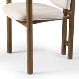 Featuring Madeira Dover Crescent Dining Chair by Four Hands at Amethyst Home. A three-leg format dining chair, streamlining a traditional shape with a touch of intrigue. Tubular framework pairs with curves and a barrel back, bringing a softness to the overall look and design.
Collection: IrondaleColors: Dover Crescent ,Desert OakMaterials: 71%Vi, 17%Pl, 12%Li ,Solid OakOverall D. Amethyst Home provides interior design, new construction, custom furniture, and area rugs in the Washington metro area.