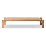 Featuring Marcia French Oak Large Coffee Table by Four Hands at Amethyst Home. Designed by Thomas Bina and Ronald Sasson, a design partnership blending both modern minimalist and Brazilian influences. Crafted from natural reclaimed French oak with overstated joint details. Rounded edges bring a soft, playful feel to the entire piece.Overall Dimensions: 31.. Amethyst Home provides interior design, new home construction design consulting, vintage area rugs, and lighting in the Des Moines metro area.
