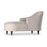 Traditional shape with modern styling, turned legs complement the soft curves of this lounge-worthy chaise. Performance fabrics are specially created to withstand spills, stains, high traffic and wear, ensuring long-term comfort and unmatched durability. Amethyst Home provides interior design, new construction, custom furniture and area rugs in the Boston metro area