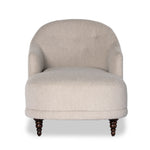 Traditional shape with modern styling, turned legs complement the soft curves of this lounge-worthy chaise. Performance fabrics are specially created to withstand spills, stains, high traffic and wear, ensuring long-term comfort and unmatched durability. Amethyst Home provides interior design, new construction, custom furniture and area rugs in the Newport Beach metro area