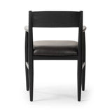 Featuring Mavery Sierra Espresso Dining Chair by Four Hands at Amethyst Home. Classic midcentury form meets monochromatic comfort. The tapered-leg design of this oak dining armchair is finished with an espresso-brown upholstered cushion for a sleek, inviting seat.Collection: AshfordColors: Sierra Espresso ,Brushed Ebony Oak ,Brushed Ebony Oak VeneerMateria. Amethyst Home provides interior design, new home construction design consulting, vintage area rugs, and lighting in the Scottsdale metro area.