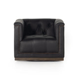Featuring Maxx Swivel Chair - Heirloom Black by Four Hands at Amethyst Home. Enable your workspace with the modern aesthetic of the Maxx Heirloom Black Swivel Chair. The durable and sophisticated design of this ready-to-ship chair adds elegance and comfort to any workspace. Upholstered in black leather, the swivel design allows for full mobility, perfect for any environment.
Collec. Amethyst Home provides interior design, new construction, custom furniture, and area rugs in the Houston metro area.