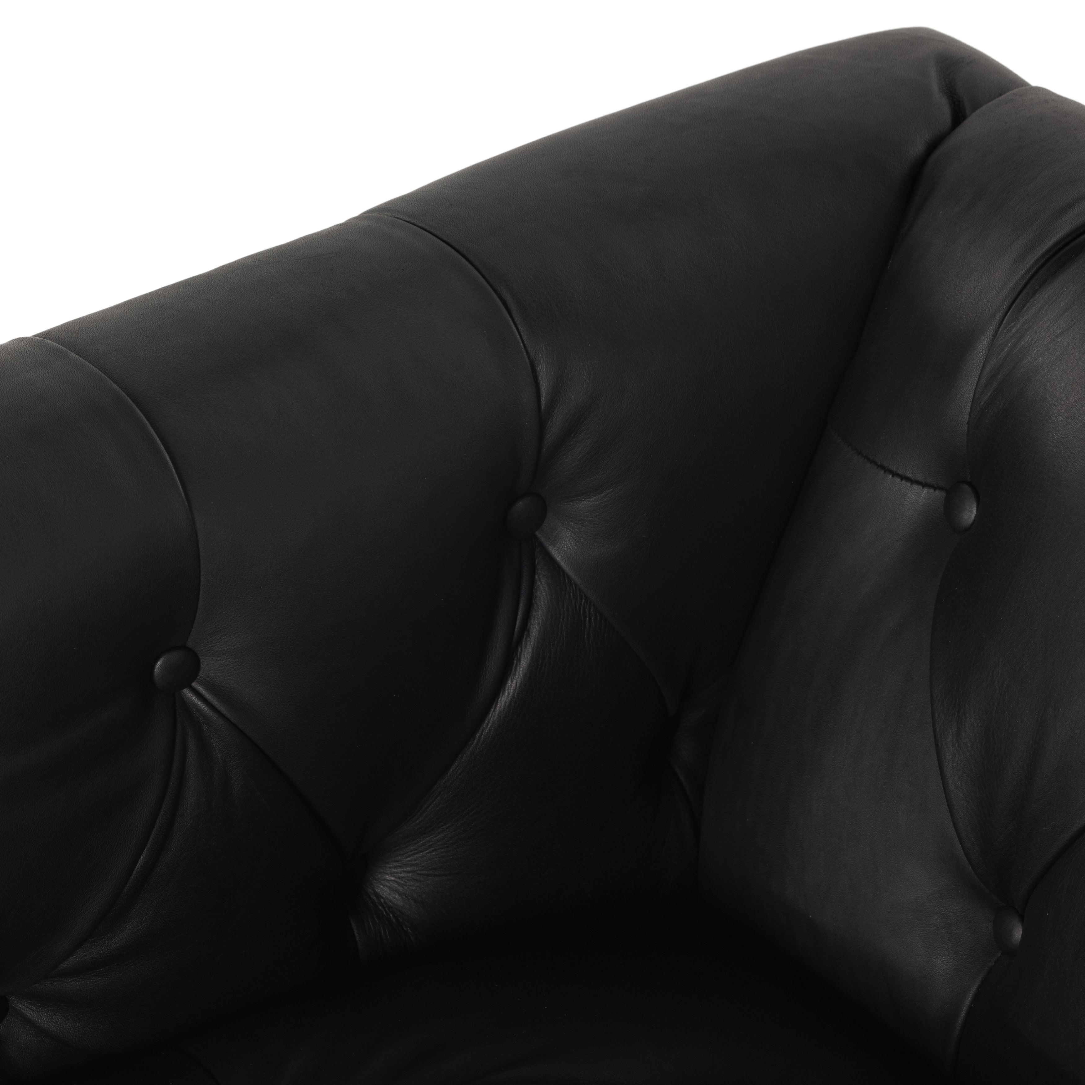 Featuring Maxx Swivel Chair - Heirloom Black by Four Hands at Amethyst Home. Enable your workspace with the modern aesthetic of the Maxx Heirloom Black Swivel Chair. The durable and sophisticated design of this ready-to-ship chair adds elegance and comfort to any workspace. Upholstered in black leather, the swivel design allows for full mobility, perfect for any environment.
. Amethyst Home provides interior design, new construction, custom furniture, and area rugs in the Newport Beach metro area.