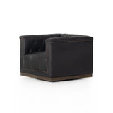 Featuring Maxx Swivel Chair - Heirloom Black by Four Hands at Amethyst Home. Enable your workspace with the modern aesthetic of the Maxx Heirloom Black Swivel Chair. The durable and sophisticated design of this ready-to-ship chair adds elegance and comfort to any workspace. Upholstered in black leather, the swivel design allows for full mobility, perfect for any environment.
Col. Amethyst Home provides interior design, new construction, custom furniture, and area rugs in the Washington metro area.