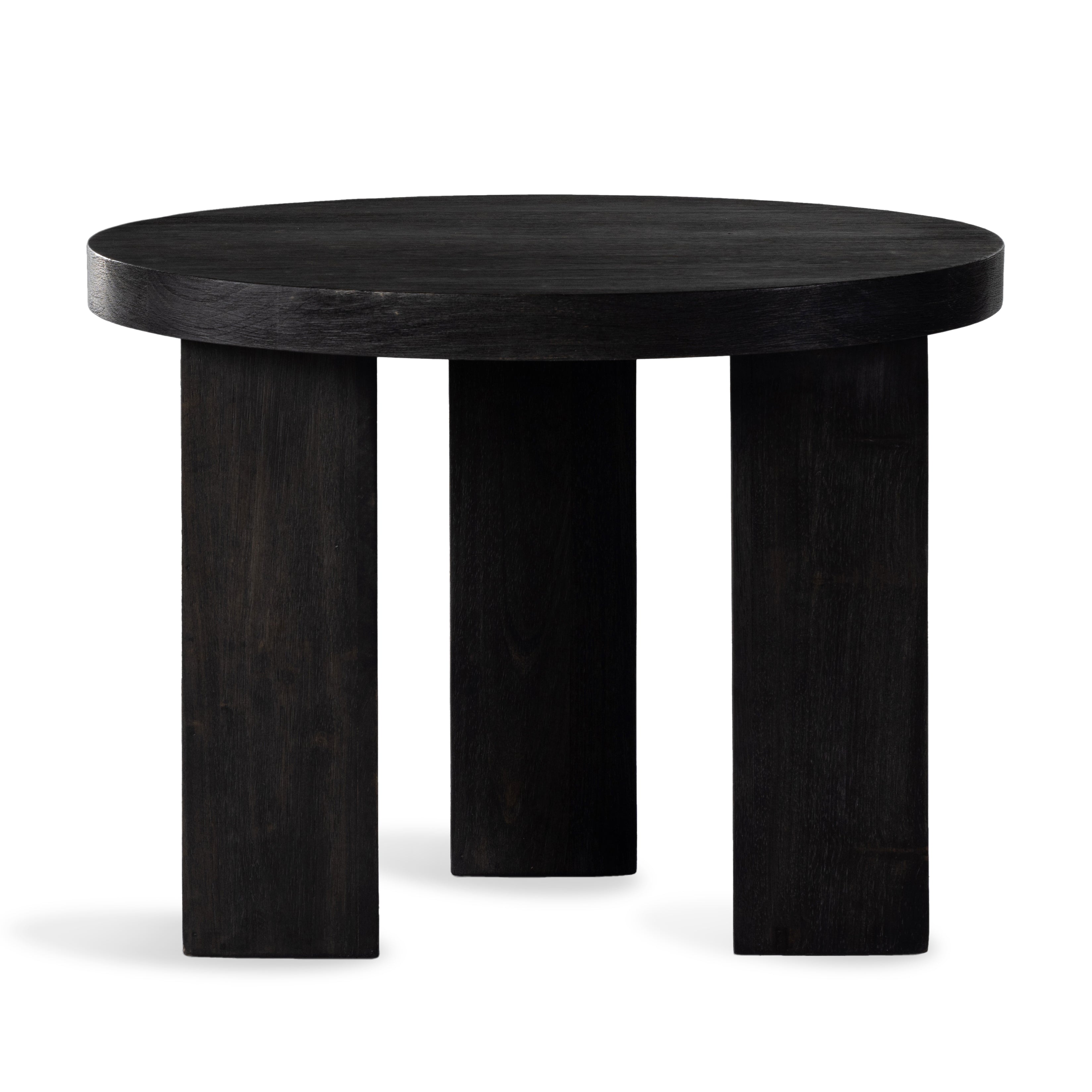 Featuring Mesa Ebony Parawood End Table by Four Hands at Amethyst Home. The perfect place to keep a drink or book within reach, light-brushed parawood forms a rounded tabletop, with thick, triangular pedestal legs inspired by modern European design.
Overall Dimensions: 24"W x 24"L x 18"HColors: Ebony ParawoodMaterials: Solid ParawoodClearance from Floor: 16"Di. Amethyst Home provides interior design, new home construction design consulting, vintage area rugs, and lighting in the Boston metro area.