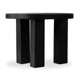 Featuring Mesa Ebony Parawood End Table by Four Hands at Amethyst Home. The perfect place to keep a drink or book within reach, light-brushed parawood forms a rounded tabletop, with thick, triangular pedestal legs inspired by modern European design.
Overall Dimensions: 24"W x 24"L x 18"HColors: Ebony ParawoodMaterials: Solid ParawoodClearance from Floor: 16. Amethyst Home provides interior design, new home construction design consulting, vintage area rugs, and lighting in the Charlotte metro area.