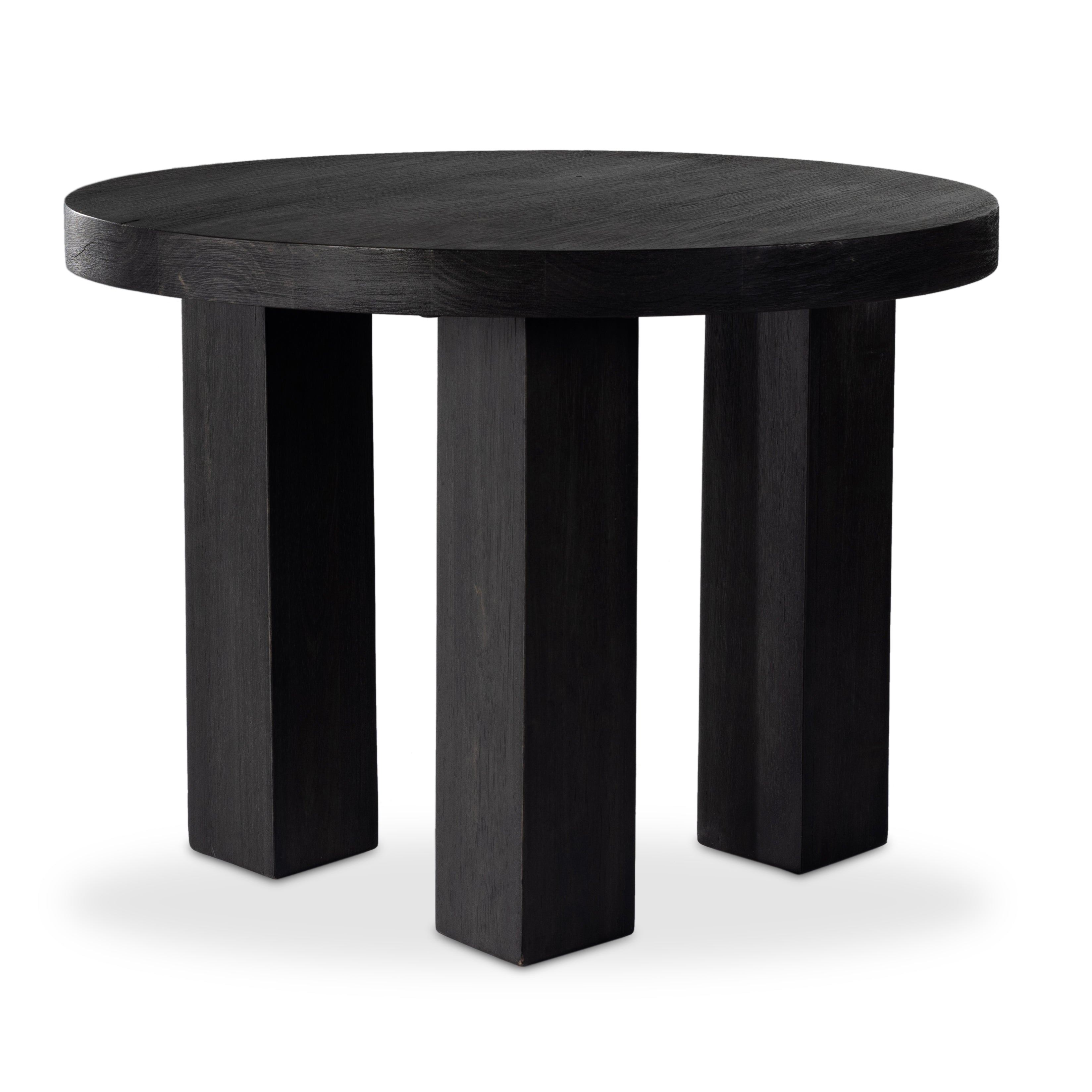 Featuring Mesa Ebony Parawood End Table by Four Hands at Amethyst Home. The perfect place to keep a drink or book within reach, light-brushed parawood forms a rounded tabletop, with thick, triangular pedestal legs inspired by modern European design.
Overall Dimensions: 24"W x 24"L x 18"HColors: Ebony ParawoodMaterials: Solid ParawoodClearance from Floo. Amethyst Home provides interior design, new home construction design consulting, vintage area rugs, and lighting in the Salt Lake City metro area.